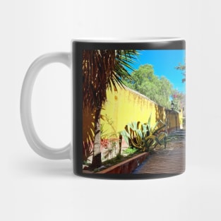 Typique ruelle du village de Bernal au Mexique Mug